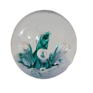 Caithness Glass Miniature Moonflower Paperweight Scotland